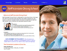 Tablet Screenshot of neffinterstatedrivingschool.com